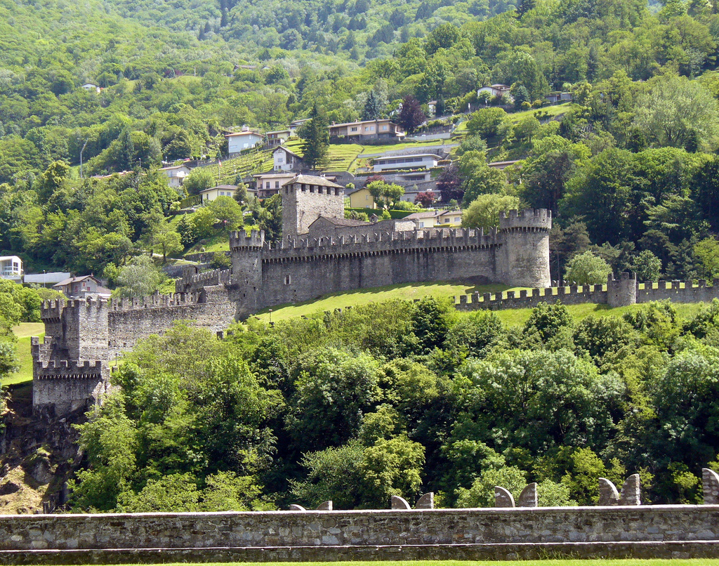 Three Castles, Defensive Wall and Ramparts of the Market-Town of Bellinzona