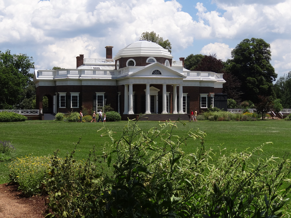 Monticello and the University of Virginia in Charlottesville