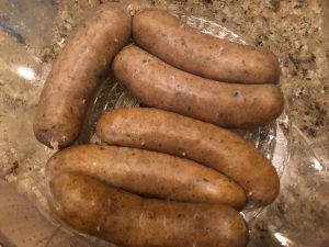 Steamed boudin Photo Credit: Kathleen DesOrmeaux July 2015