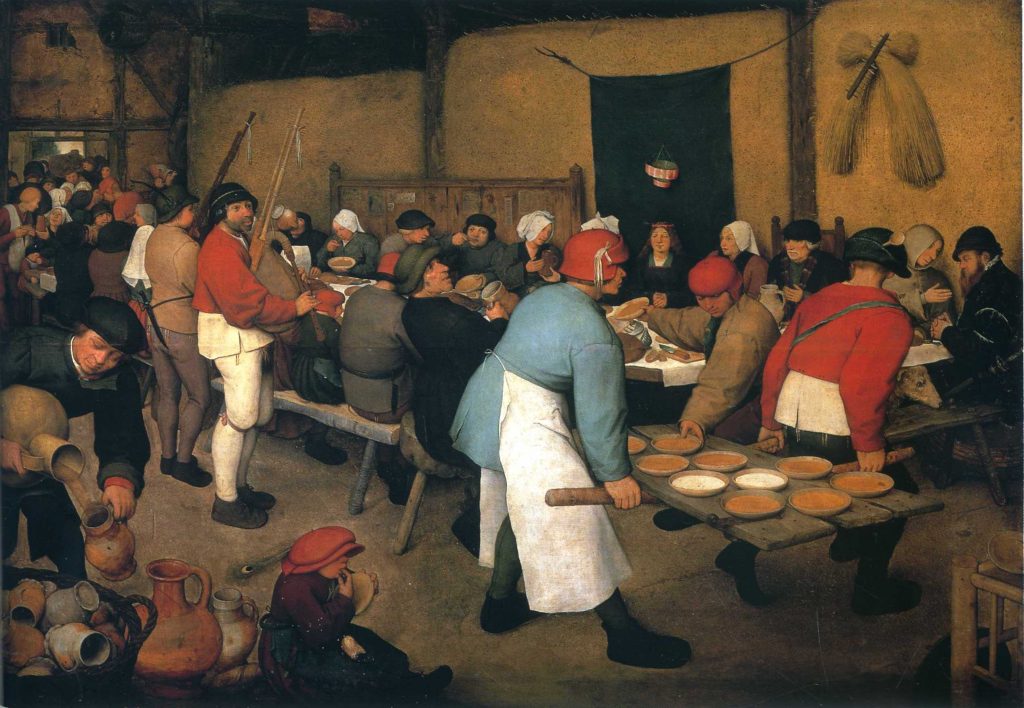 The Peasant Wedding by Pieter Bruegel the Elder, 1568