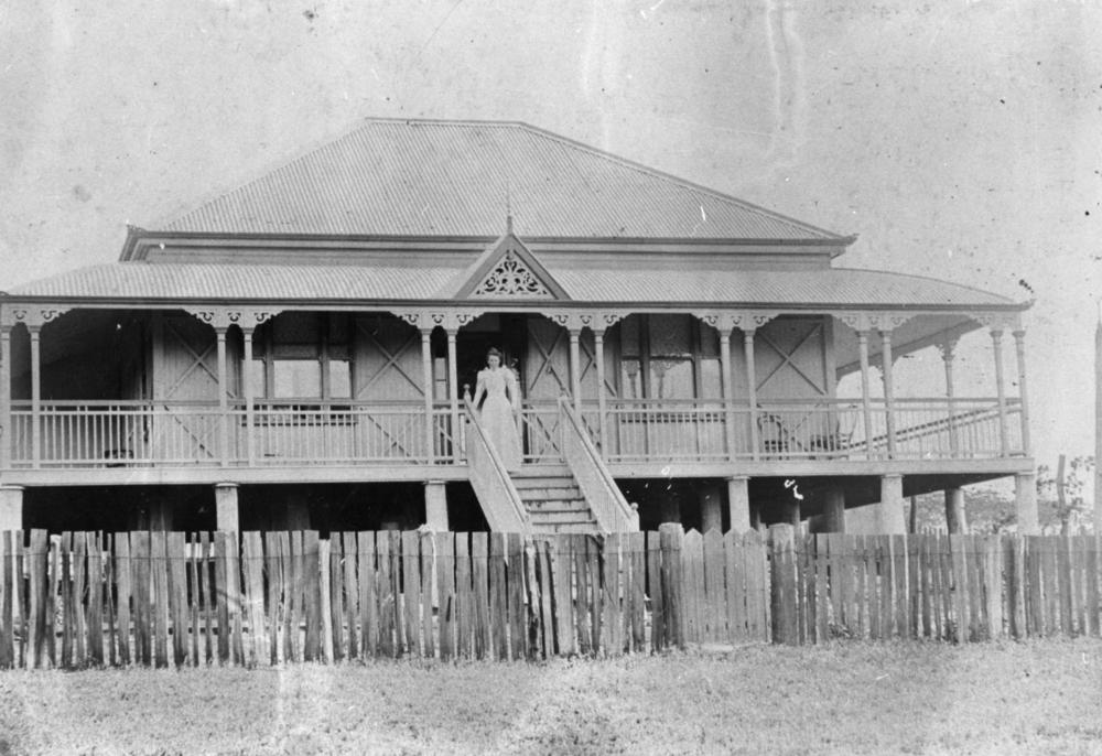 A typical Queenslander home, 1895. Source: John Oxley Library, State Library of Queensland