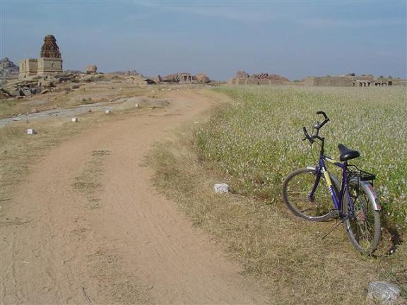 Bicycle at Hampi