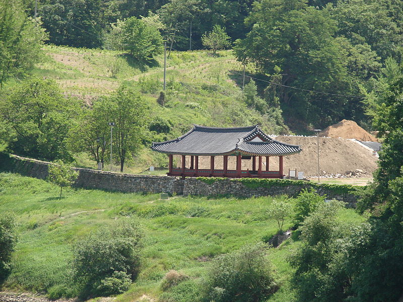 Pavilion at Gongsanseong in Gongju, South Korea