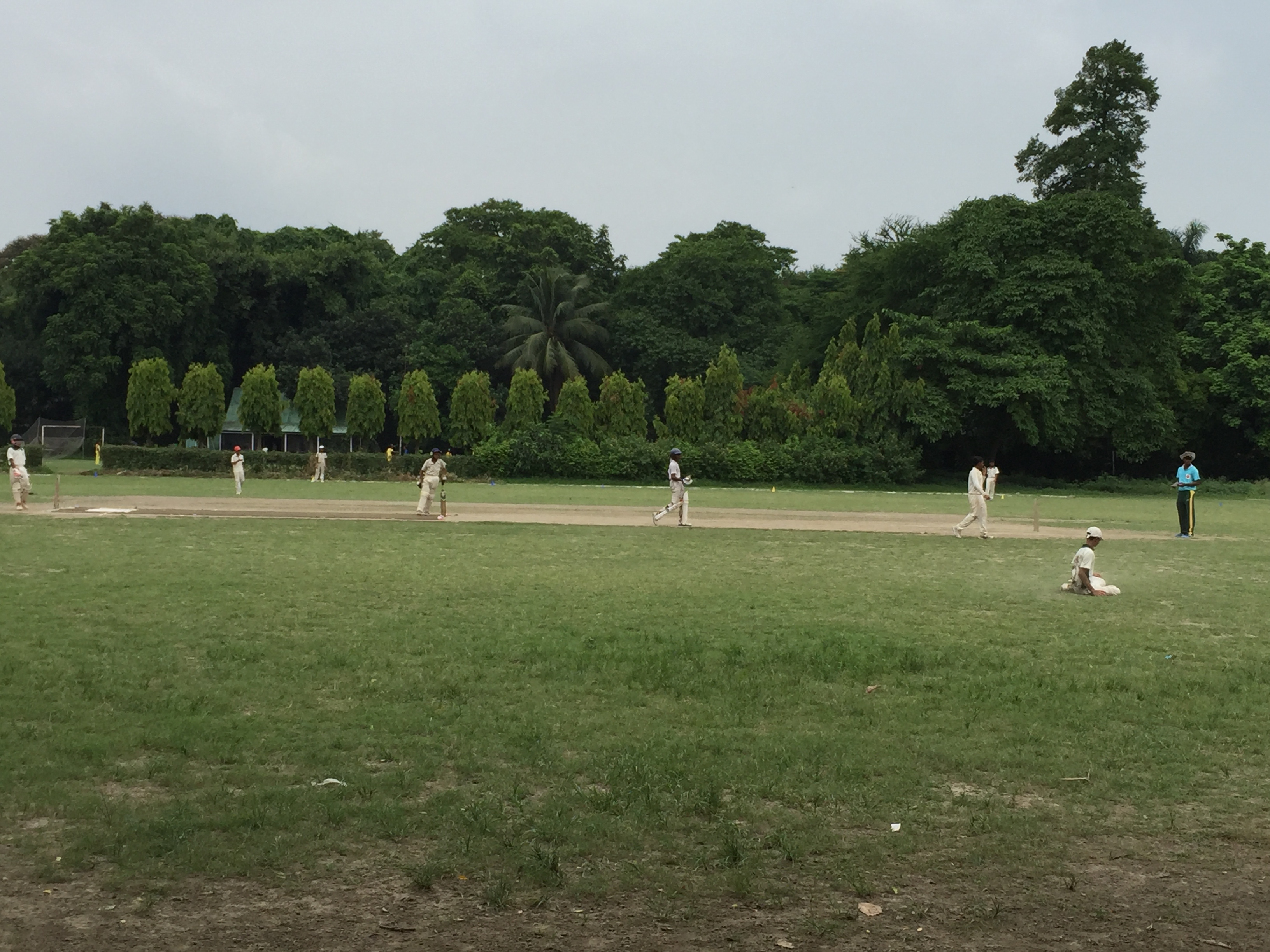An under-14 cricket match in progress. Image by Siddhartha Roy